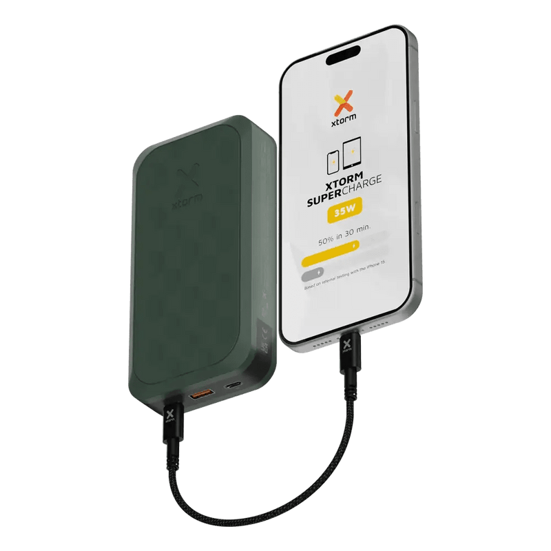 Powerbank 35W - 20.000 mAh - Fuel Series 5 - Green - Xtorm NL