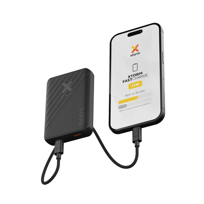 Powerbank Go2 5000mAh Black - Xtorm NL