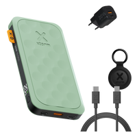 FS5 Reis Bundel 10.000 mAh Sage Green met snellader, kabel en TravelTag