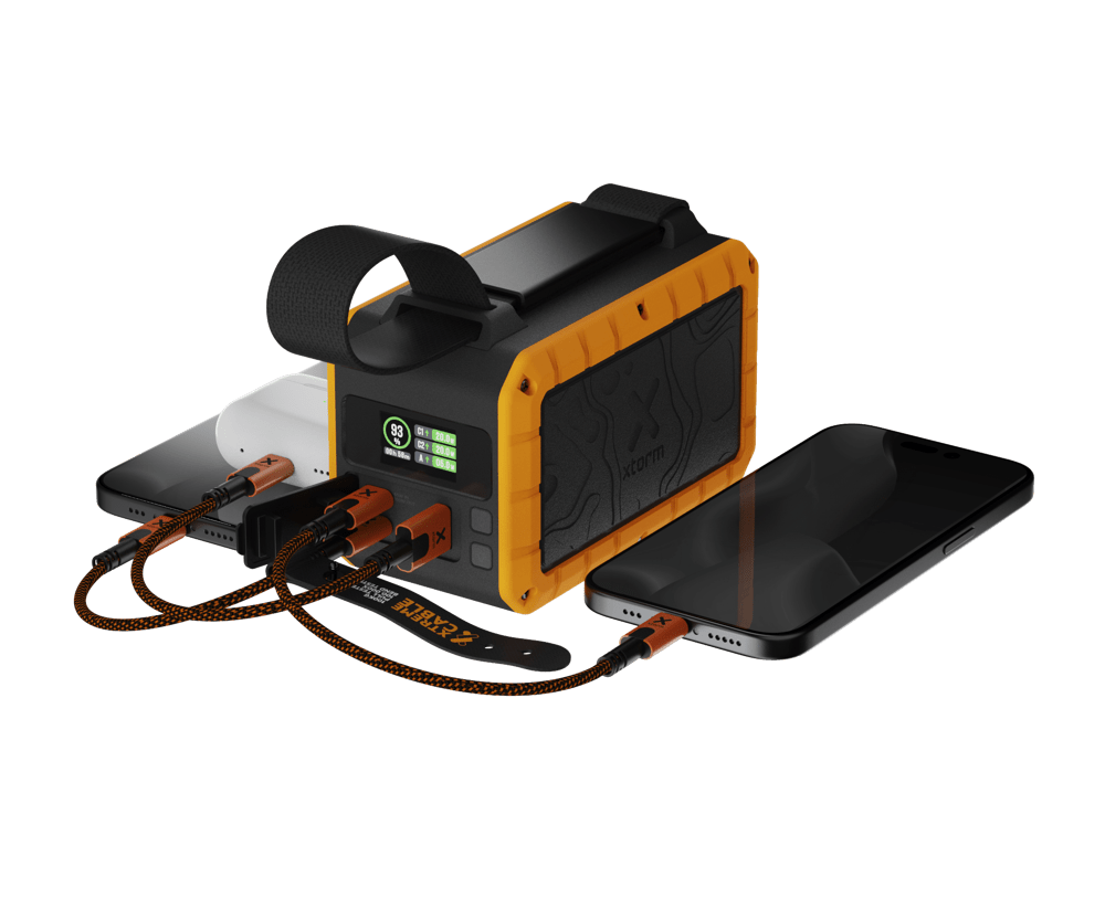 Rugged Zaklamp Powerbank 100W - 40.000 mAh - Xtorm NL
