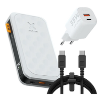 FS5 Snellaad Bundel 20.000 mAh Dusk White met snellader en kabel