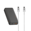 Snellaad Bundel: Supercharge Powerbank 20.000 mAh + 100W Kabel 2 meter