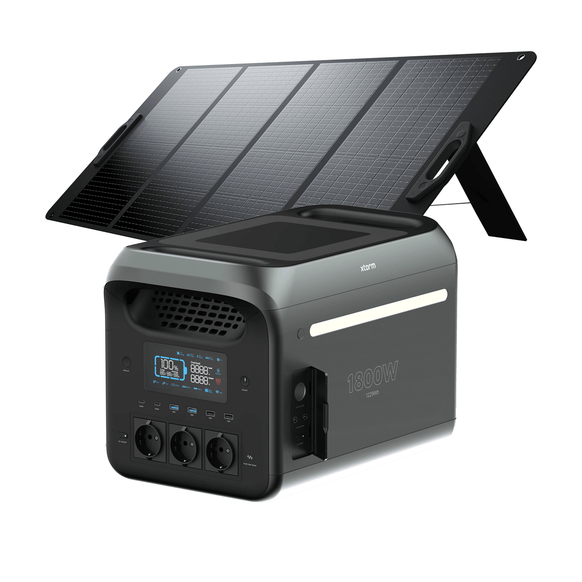 Solar Bundel - Powerstation 1800W - XP2 - Xtorm NL