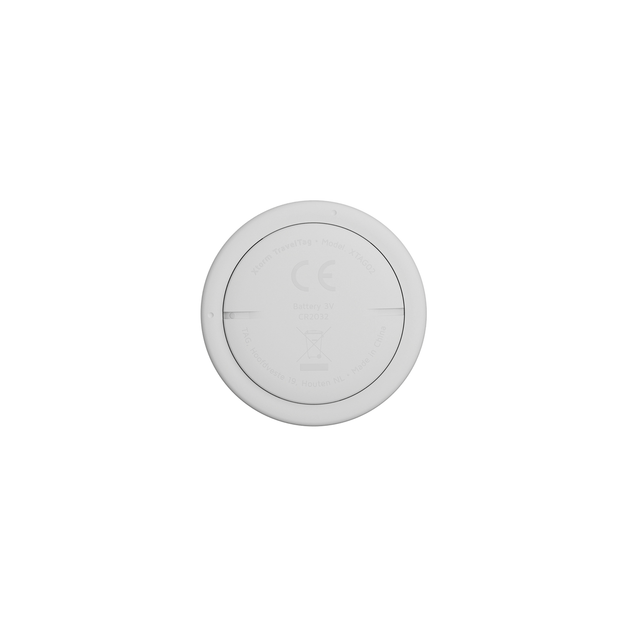TravelTag for Android & iPhone - Water - resistant - 3 - Pack - Ash White - Xtorm NL