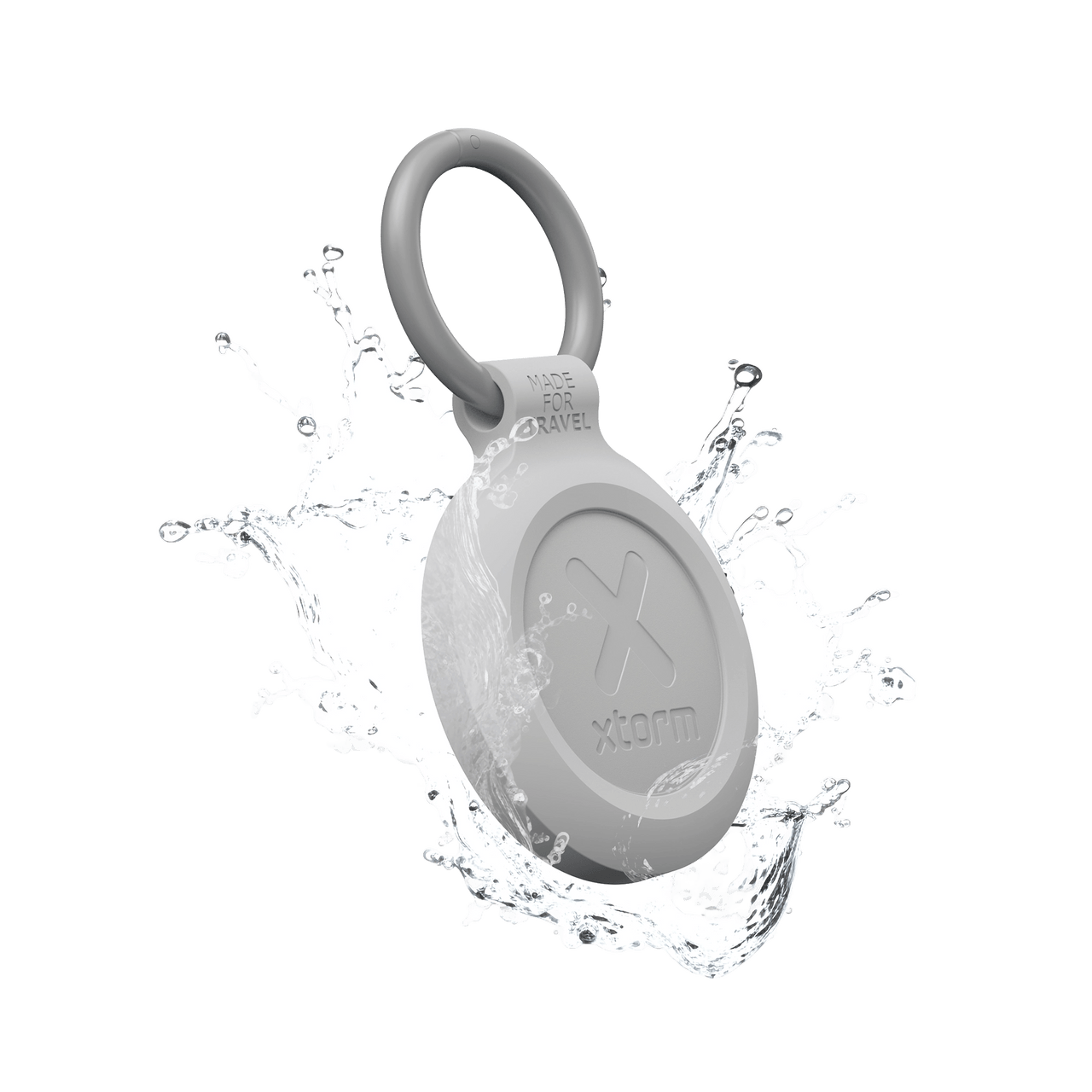 TravelTag for Android & iPhone - Water - resistant - 3 - Pack - Ash White - Xtorm NL