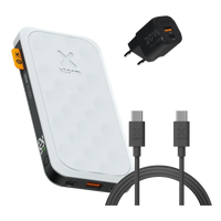 FS5 Snellaad Bundel 10.000 mAh Dusk White met snellader en kabel