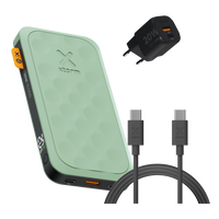 FS5 Snellaad Bundel 10.000 mAh Sage Green met snellader en kabel