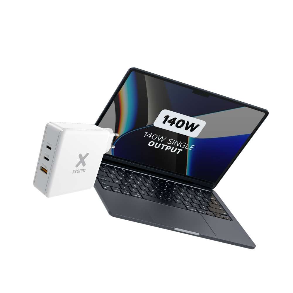 Volt GaN Wall Laptop Charger 140W - Xtorm NL