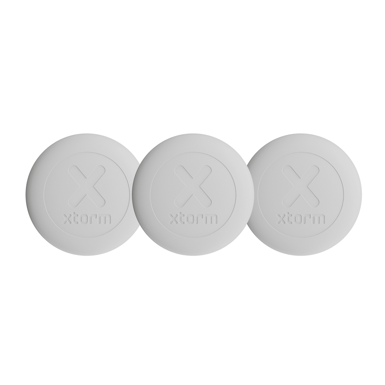 Water - resistant TravelTag - 3 Pack - Ash White - Xtorm NL