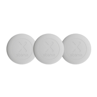 Thumbnail for Water - resistant TravelTag - 3 Pack - Ash White - Xtorm NL