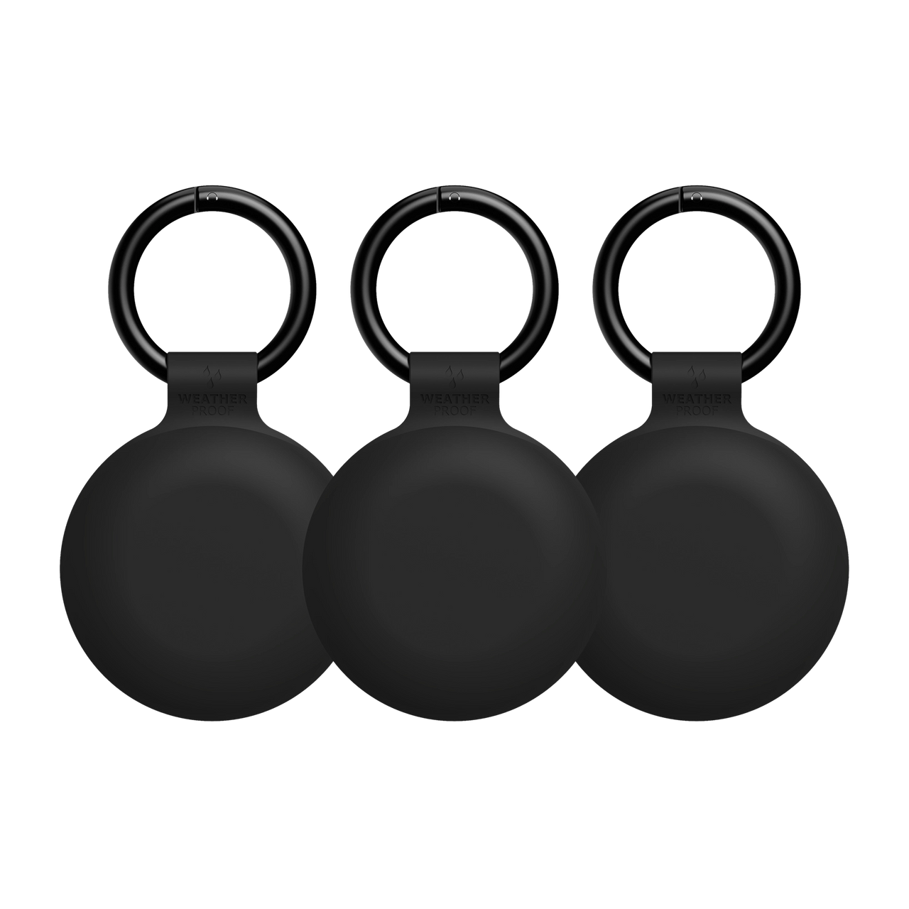Water - resistant TravelTag - 3 Pack - Charcoal Black - Xtorm NL