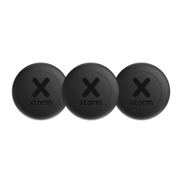 Thumbnail for Water - resistant TravelTag - 3 Pack - Charcoal Black - Xtorm NL
