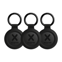 Thumbnail for Water - resistant TravelTag - 3 Pack - Charcoal Black - Xtorm NL