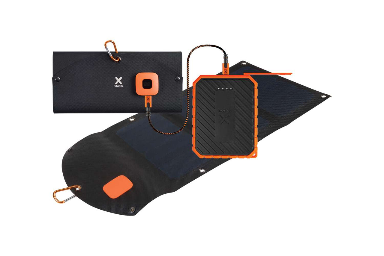 Xtorm Xtreme Solar Panel SolarBooster + Powerbank Rugged - 21 W - 10000 mAh